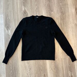 PINK Victoria's Secret Black Crewneck Sweater